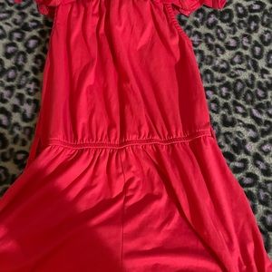 Hot pink romper